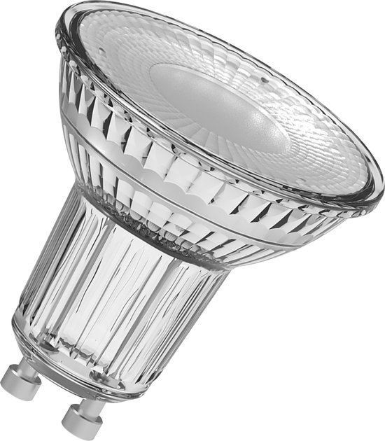 Osram LED spot GU10, 4,3W, 350lm, warm wit licht, 36 graden stralingshoek.