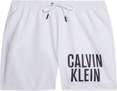 Calvin Klein Medium Drawstring Heren Zwembroek - Wit - Maat S