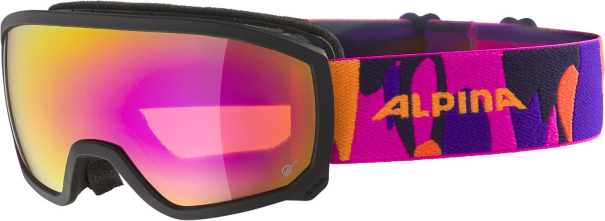 Alpina Scarabeo Junior OTG Skibril - Zwart | 2