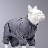 Lindo Dogs - Imperméable Chiens - Manteau pour chien - Vêtements pour chiens - Imperméable pour chiens - Imperméable - Poncho - Quattro Void - Grijs - Taille 1