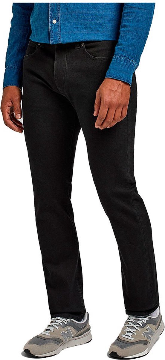 Lee Heren Jeans Broeken STRAIGHT FIT MVP regular/straight Fit 30W 32L Volwassenen Zwart