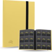 TradingCardPro - Gele verzamelmap binder - Map voor 360 kaarten - 20 Pagina’s - 9 Pocket - A4 Formaat - Premium Kwaliteit - Binder Geel