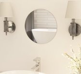 The Living Store Wandspiegel - Frameloos - Ø30 cm - Hoogwaardig glas - Eenvoudige installatie