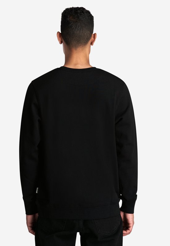 Comfortabel & Duurzaam - A-dam MISTER WALLACE - Sweater - Ideaal Als Cadeau - Katoen - Heren - Zwart