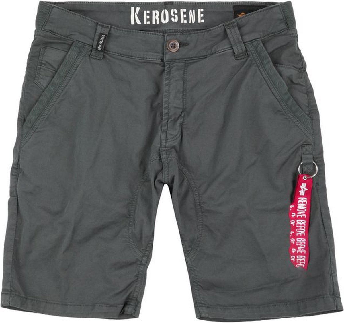 Alpha Industries Kerosene Short Shorts / Hose Greyblack-38