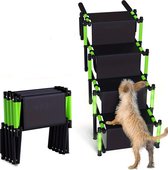 Rampe Pour Chien Pliable 180cm - Support 127kg | Tapis Antidérapant | Pour SUV, Camion Et Lits Surélevés