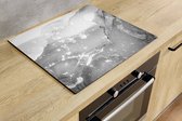 Protection induction - Marbre Grijs - 85x55 cm - Protection induction - Plaque de cuisson induction - Tapis induction - Antidérapant - Décoration Cuisine - Accessoires de vêtements pour bébé de Cuisine