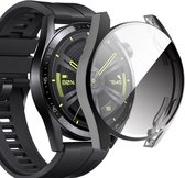 Huawei Watch GT 3 42MM Hoesje Full Protect Flexibel TPU Case Zwart