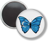 Button Met Magneet - Vlinder Vlag Uyghur - NIET VOOR KLEDING