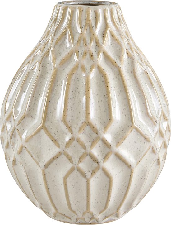 Recozy Bent 1 vaas - 3D print bloemenvaas stone grey | ZIN Aan Tafel