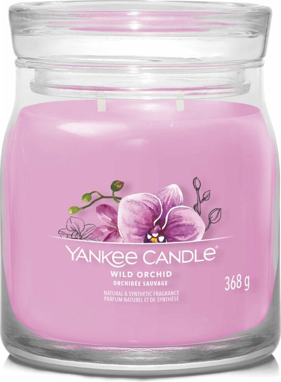 Yankee Candle - Wild Orchid Signature Medium Jar - Moederdag cadeau