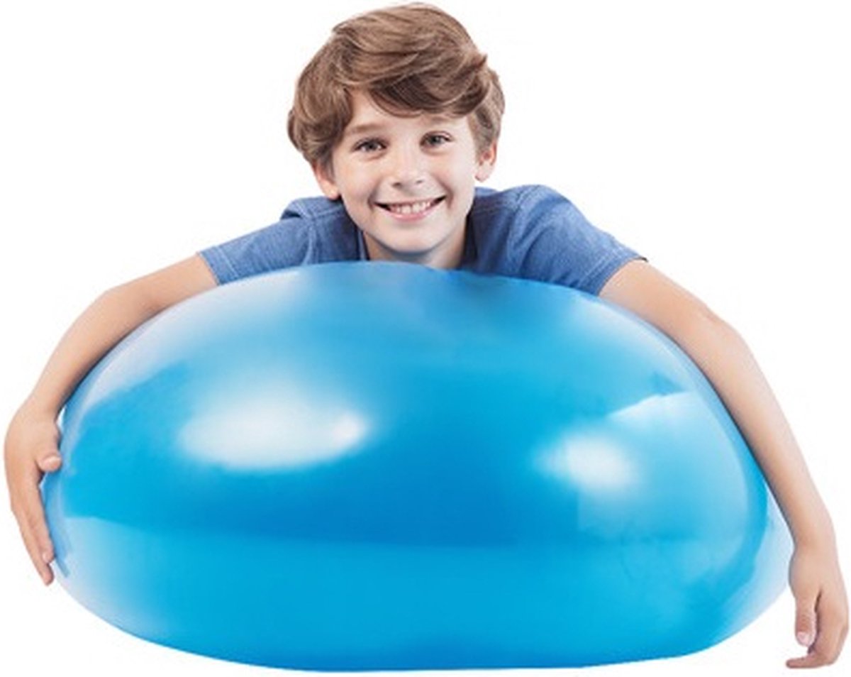 Mega ball geel - herbruikbare grote bal - geschikt voor water en lucht