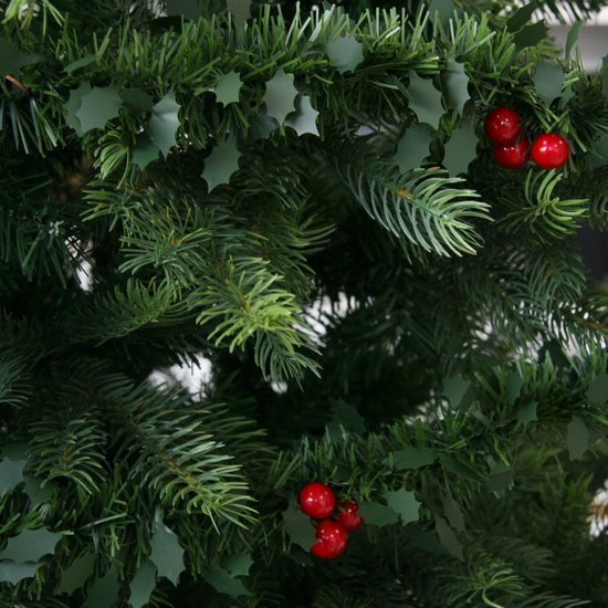 vidaXL - Kerstdecoratie kerstslinger met ballen, LED-lampjes 5 m