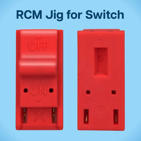 MMOBIEL RCM Jig Clip - Short Connector Geschikt voor Nintendo Switch - RCM Loader - Joy-Con Herstelmodus Dongle Tool - Gebruikt om het Archief te Wijzigen, de Simulator te Spelen - Rood - MMOBIEL