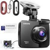 AZDome GS63H 4K 2CH Dual dashcam voor auto - Continue voeding - 128gb