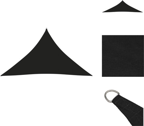 vidaXL Driehoek de voile d'ombrage - 3,5x3,5x4,9 m - Tissu Oxford enduit de PU - Parasol