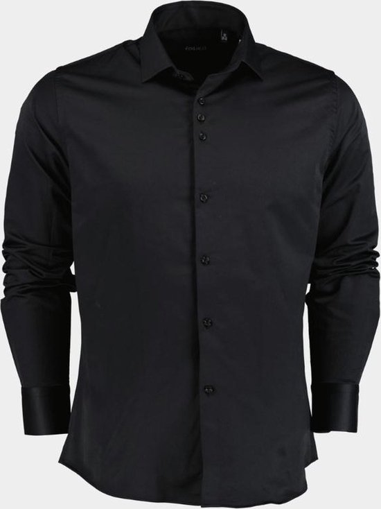 Ferlucci Overhemd Napoli - Zwart - maat XL