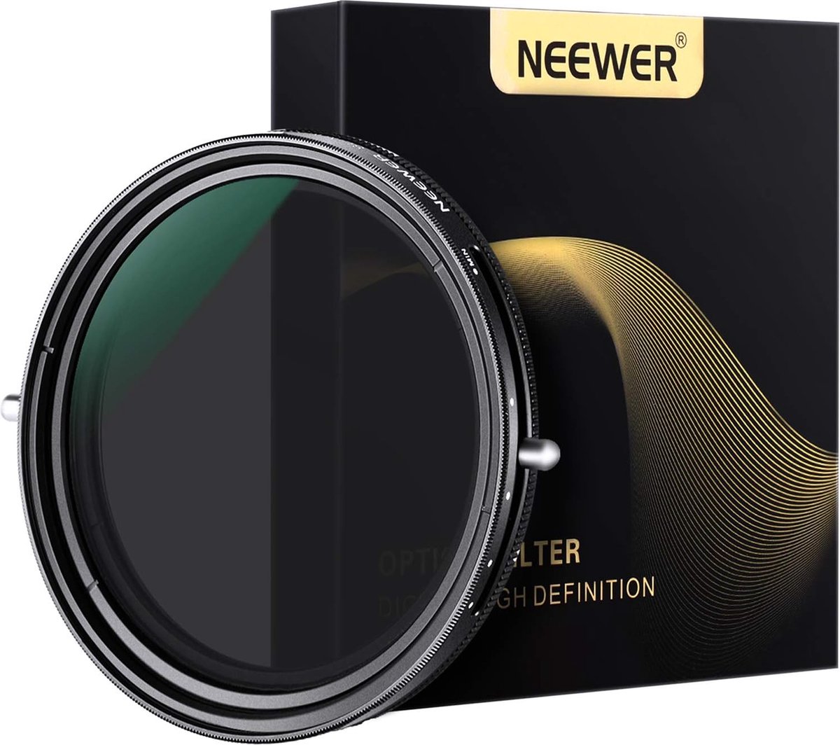 Neewer® - 67mm Variabele Fader ND2-ND32 en CPL Circulair Polariseringsfilter 2 in 1 voor 67mm Draad Camera Lens - Geen X-Spot - Weerbestendig, Aluminium Legering Frame