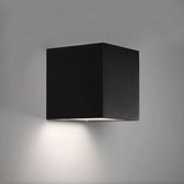 Bol.com Goliving Solar Kubus Wandlamp Buiten – Solar Tuinverlichting – Zonne Energie Buitenverlichting – Buitenlamp – 9 x 9 x 82... aanbieding