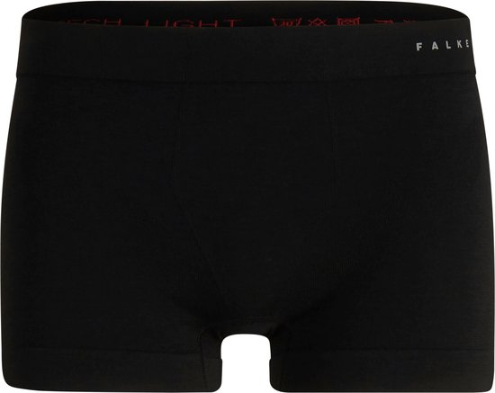 FALKE Wool-Tech Light thermoregulerend anti zweet Thermisch Ademend Sneldrogend sportondergoed boxershort heren zwart - Maat M