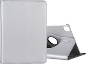 Draaibaar Hoesje 360 Rotating Multi stand Case - Geschikt voor: Apple iPad Pro 12.9 inch (2020) - Apple iPad Pro 12.9 inch (2021) - Apple iPad Pro 12.9 inch 2022 - Zilver