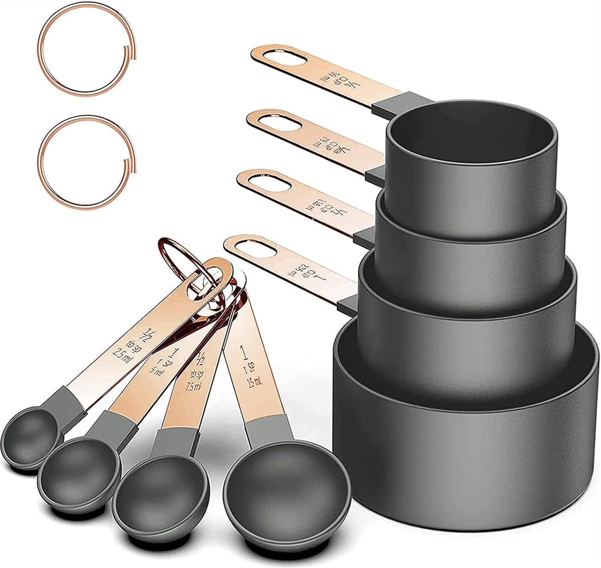 1/8 Cup 30Ml Koffie Scoop Rvs Koffie Meten Lepel Voor Koffie Thee Suiker Meel