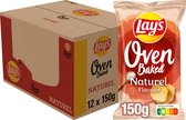 Bol.com Lay's Oven Baked Naturel - Chips - 12 x 150 gram aanbieding