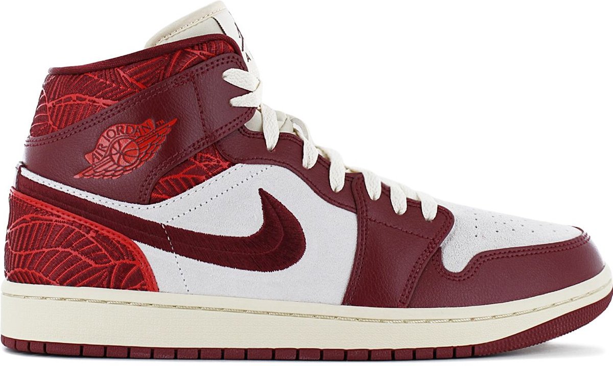 Air Jordan 1 Mid SE - Tiki Leaf - Sneakers Basketbalschoenen Sneakers DZ2820-601 - Maat EU 43