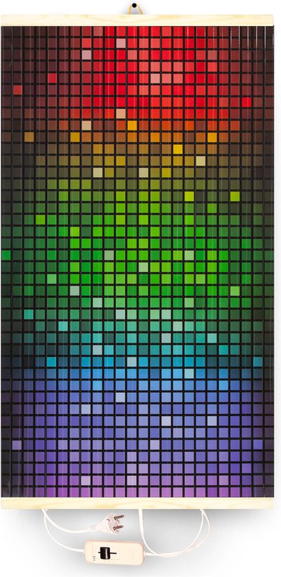 TRIO Infrarood, flexibel verwarmingspaneel - met schakelaar - TRIO EO400 patroon 4 mozaïek, afmetingen 100x57cm