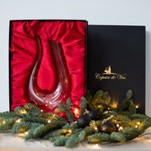 Copain de Vin™ Sommelier Finest - carafe en cristal soufflé bouche - coffret cadeau luxe - cadeau vin - accessoires vin