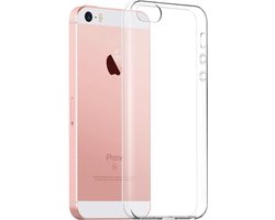 Silicone Hoesje Geschikt voor: iPhone 5 / 5C / 5S / SE - Soft Silicone - Transparant