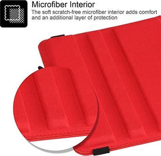 Housse Tablette rotative 360 compatible Rouge Samsung Galaxy Tab