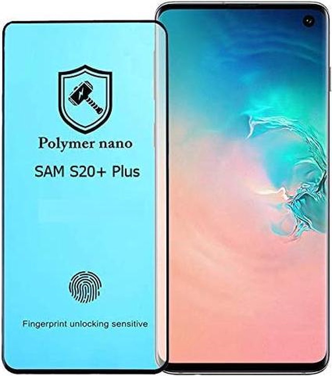 Screenprotector Geschikt voor: Samsung Galaxy S20 + Plus Nano-polymeer Onbreekbare