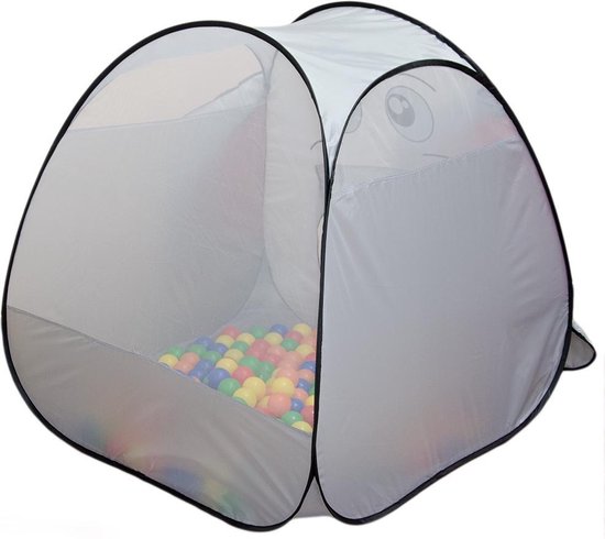 Opvouwbare Ballenbad Speeltent 100x100x102 Popup Peutertent Kindertent met Opbergtas voor Peuters