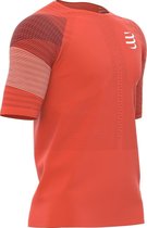 Compressport Hardloopshirt Racing Ss Heren Polyester Rood Maat S