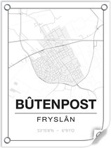 Tuinposter BUTENPOST (Fryslân) - 60x80cm