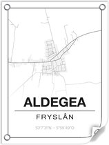 Tuinposter ALDEGEA S (Fryslân) - 60x80cm