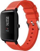 Geschikt voor Xiaomi Amazfit Bip silicone band - rood - 42mm