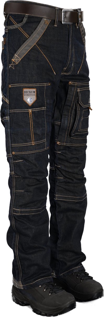 Beckum Workwear EBT24 Jeans zonder B-Protect Knie Denim blue 50 36