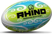 Rhino Rugbybal Barracuda Beach Pro Pvc Groen/blauw Maat 2