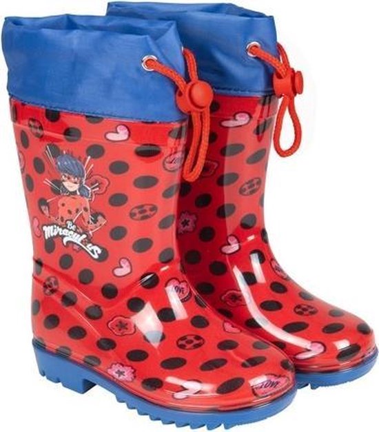 Perletti Regenlaarzen Lady Bug Junior Rubber Roodblauw Maat 3031 Perletti Regenlaarzen Lady Bug Junior Rubber Roodblauw Maat 3031