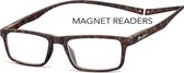 Montana Eyewear MR59A Lunettes de lecture à fermeture magnétique +2,50 - Écaille