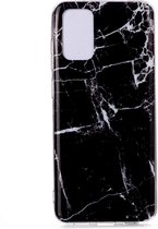 Voor Galaxy S20 + gekleurd tekenpatroon IMD-afwerking Soft TPU beschermhoes (zwart)