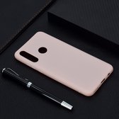 Voor Huawei P30 Lite Candy Color TPU Case (roze)