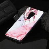 Voor Huawei Mate 20 Marble Pattern Soft TPU beschermhoes (Plum Blossom)