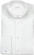 Eton  Overhemd Wit Getailleerd - Maat UK15-EU38 - Heren - Never out of stock Collectie - Katoen
