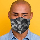 Stoffen mondmasker - gezichtsmasker - mondkapje | camouflage print
