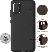 Eiger North Case Hybride Back Cover Samsung Galaxy A41 Zwart