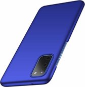 Slim case Samsung Galaxy S20 - blauw met Privacy Glas