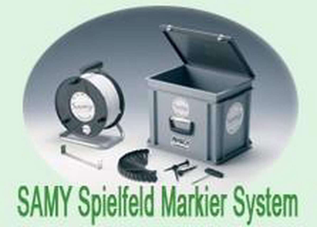 Flexibele Speelveldmarkering Senior: elastische speelveldmarekering Maat: Senior 150m
